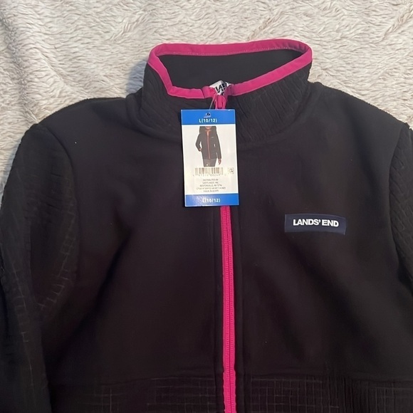 NWT Lands End Jacket Size Large 10/12 - Picture 2 of 3